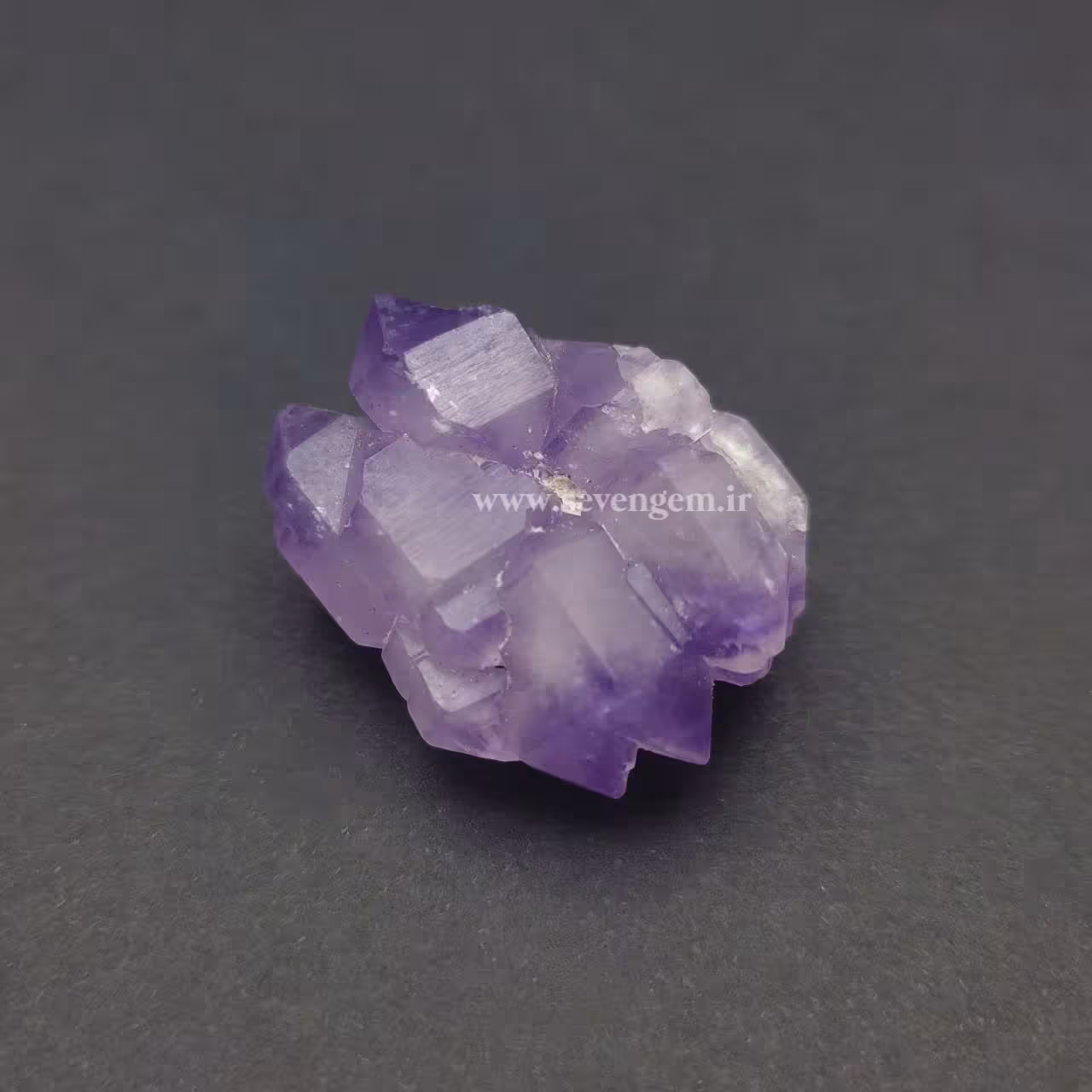راف بلور خوشه ای سنگ آمیتیست برزیلی (کد605)