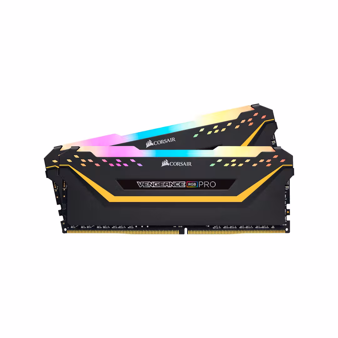 رم کامپیوتر کورسیر Vengeance RGB PRO 32GB (2x16) 3200MHz CL16 (TUF Gaming Edition)