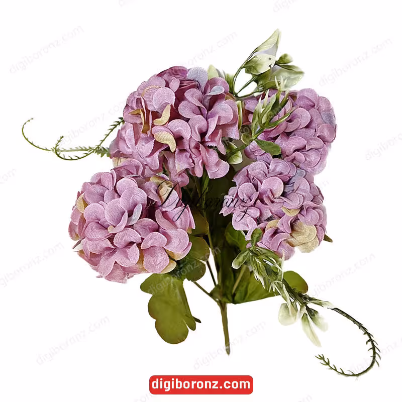 دسته گل مصنوعی مدل بوته جعفری 5 شاخه