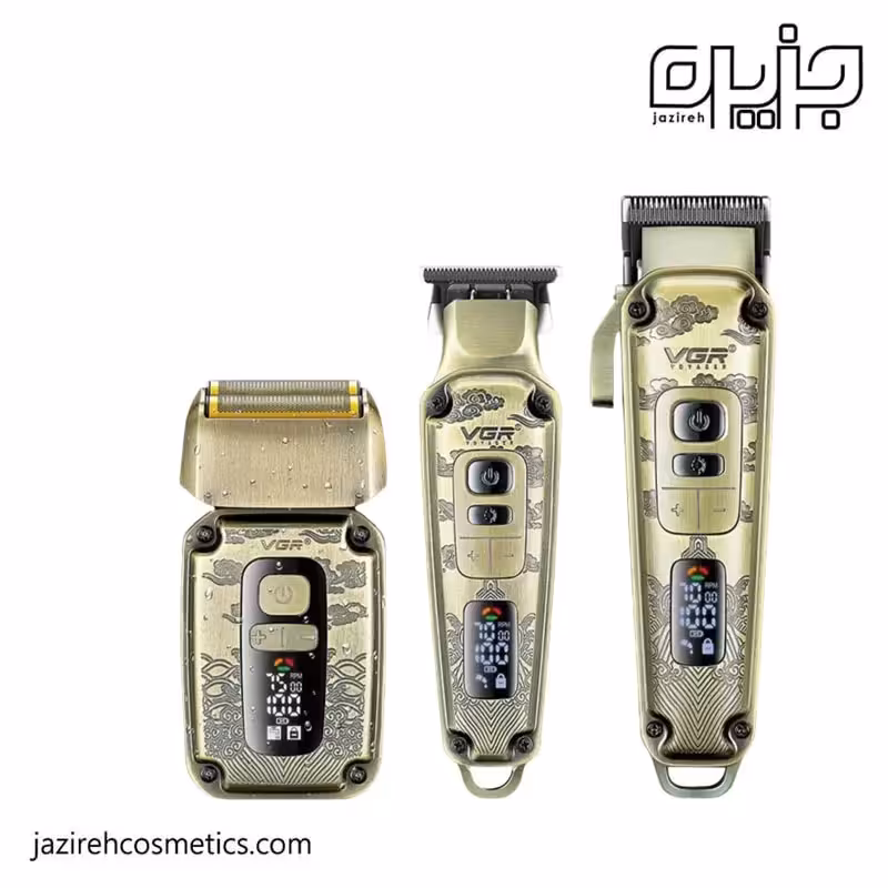 ست ماشین اصلاح وی جی آر مدل 642