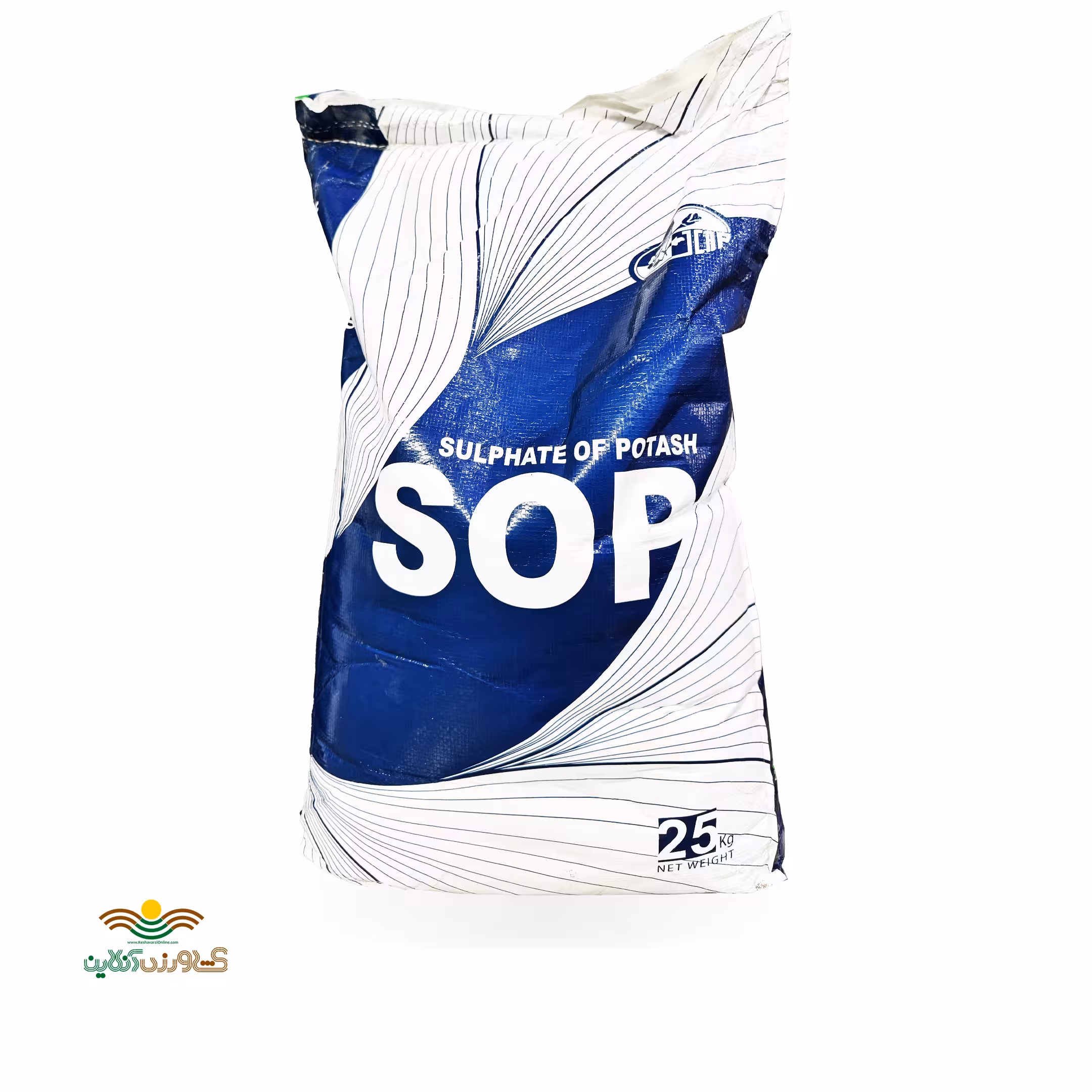 کود سولوپتاس یا سولفات پتاسیم 25 کیلوگرمی SOP ساخت چین