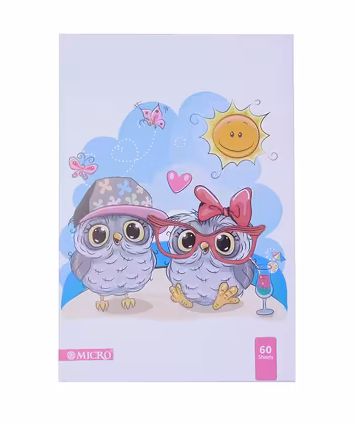 دفتر کارتی میکرو 60 برگ خطی