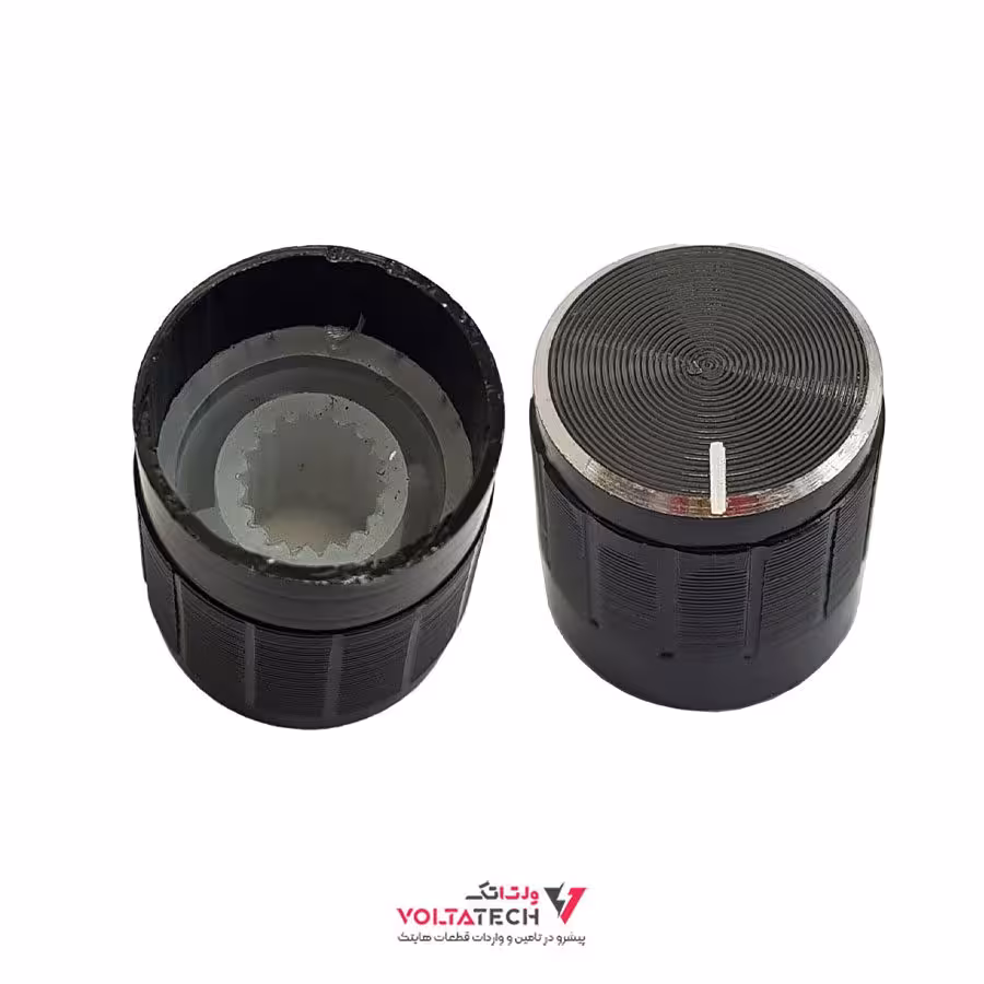 سرولوم طرح استیل مشکی 17×10