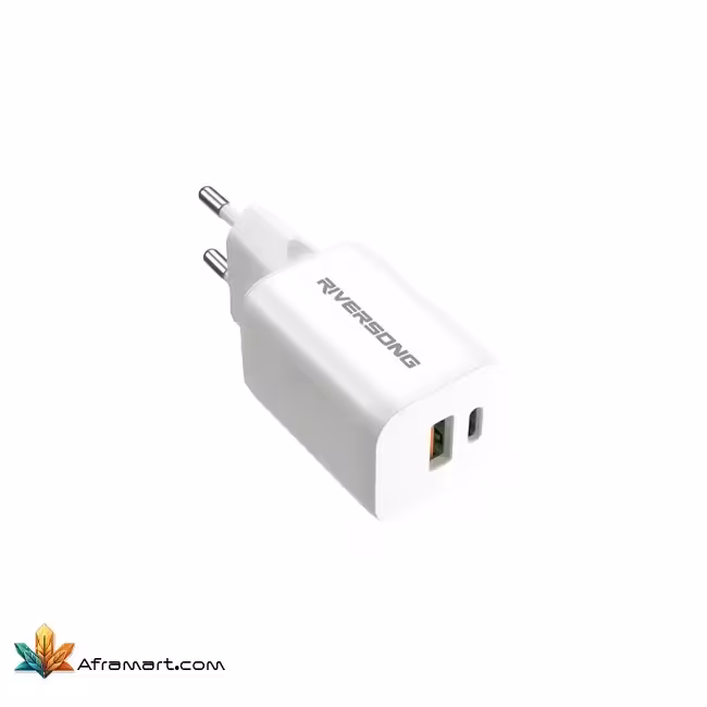 شارژر دیواری ریورسانگ مدل Safekub D6 AD28 توان 30 وات