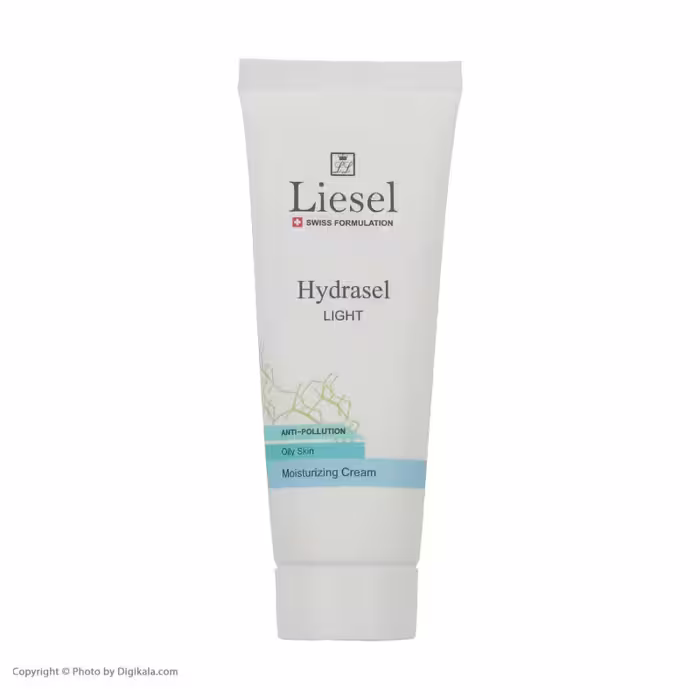 کرم مرطوب کننده و آبرسان لایسل مدل لایت هیدراسل مناسب پوست چرب 50 میلی لیتر | Liesel Moisturizing Cream Model Hydrasel Light For Oily Skin 50 Ml