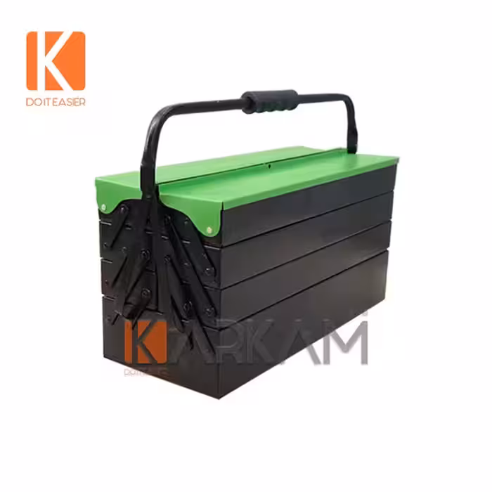 جعبه ابزار فلزی 30 سانتی 4 طبقه 304 کارکم