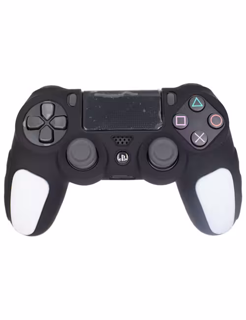 روکش محافظ آجدار دسته PS4 مشکی سفید
