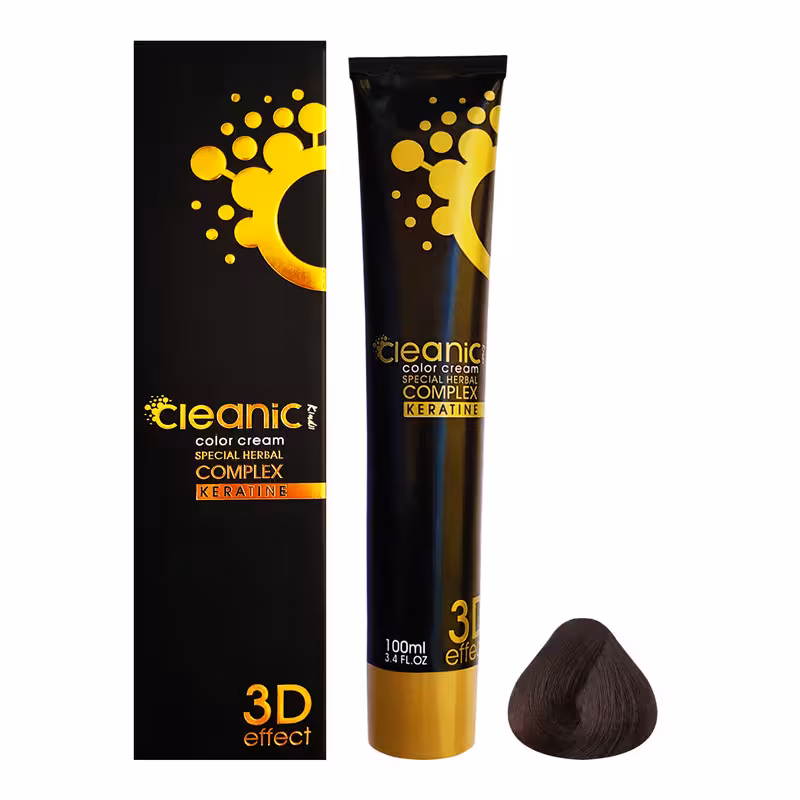 رنگ مو کلینیک کیندی شماره 3.0 حجم 100 میلی لیتر رنگ قهوه ای تیره