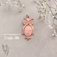 گردنبند زیر ساخت فیروزه جغد