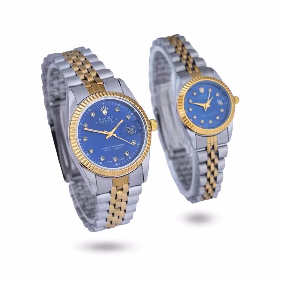 ست ساعت Rolex_Blue_Steel مدل 3202