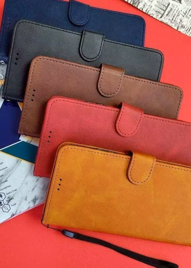 کیف کلاسوری چرمی با درب آهنربایی مناسب برای گوشی شیائومی و پوکو