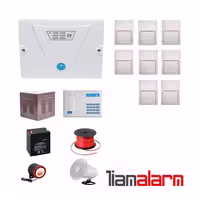 پکیج دزدگیر اماکن با سیم مدل کلاسیک سیم کارتی و تلفنی CGF8
