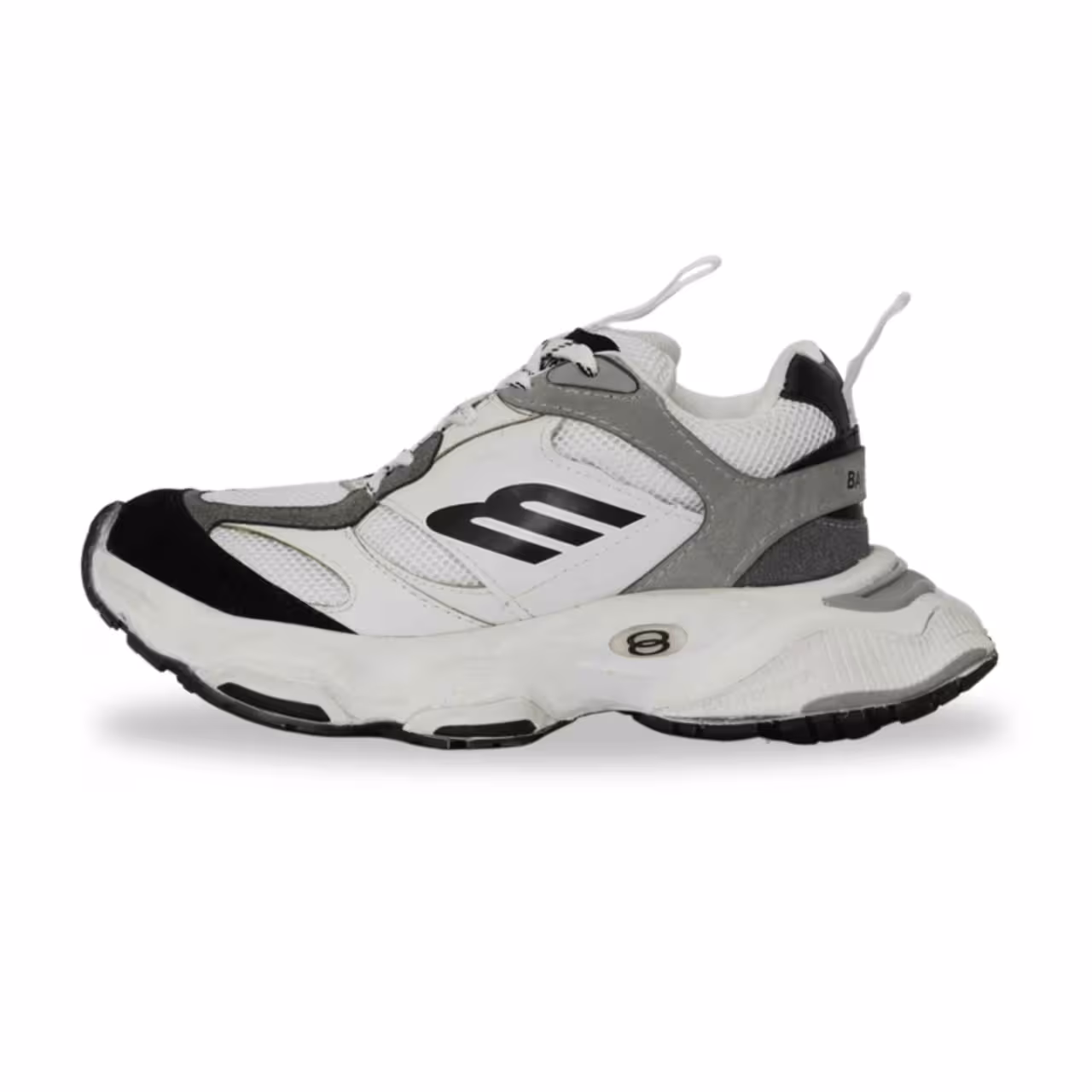 کتونی مردانه مدل بالنسیاگا رنگ سفید مشکی