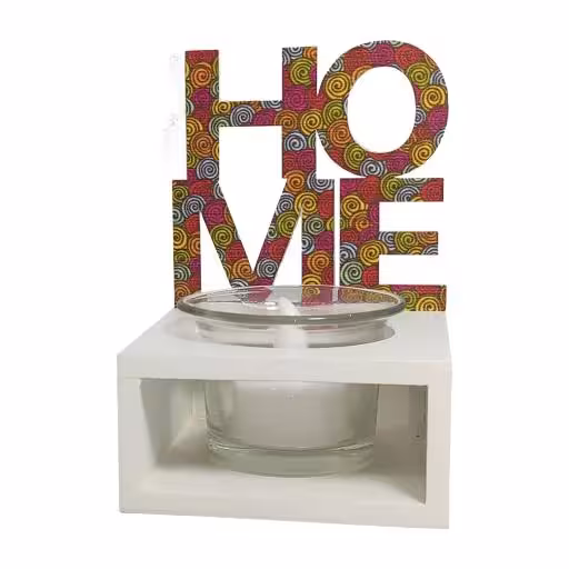 جا شمعی ال ای دی دار طرح HOME