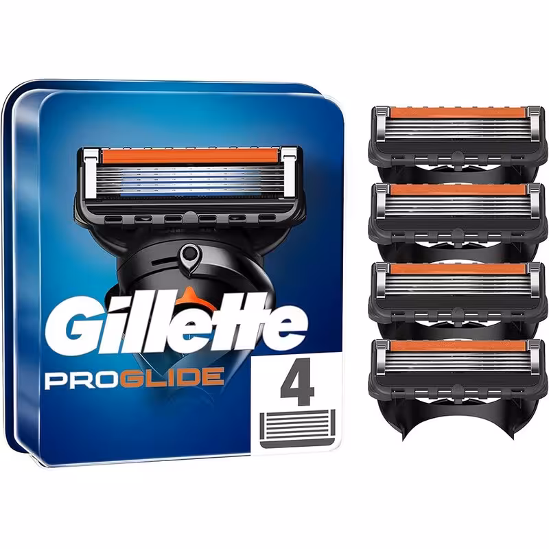 بسته 4 عددی تیغ یدک مدل Gillette ProGlide Razor Blades