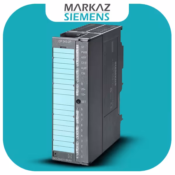 تجهیزات شبکه خانواده SIMATIC NET S7-300 زیمنس، کد فنی 6GK7343-2AH11-0XA0