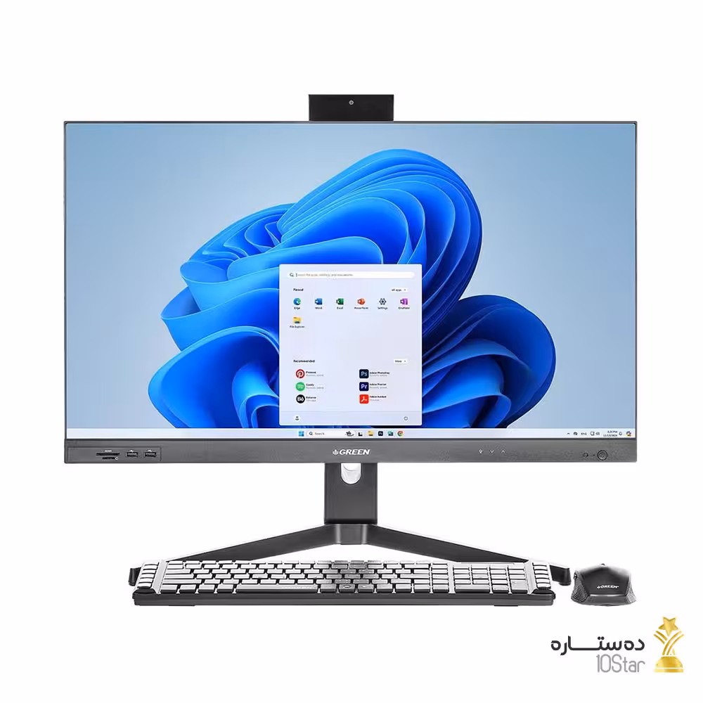 کامپیوتر همه کاره 27 اینچ گرین مدل GT27-i58S Core i5 16GB 512GB SSD