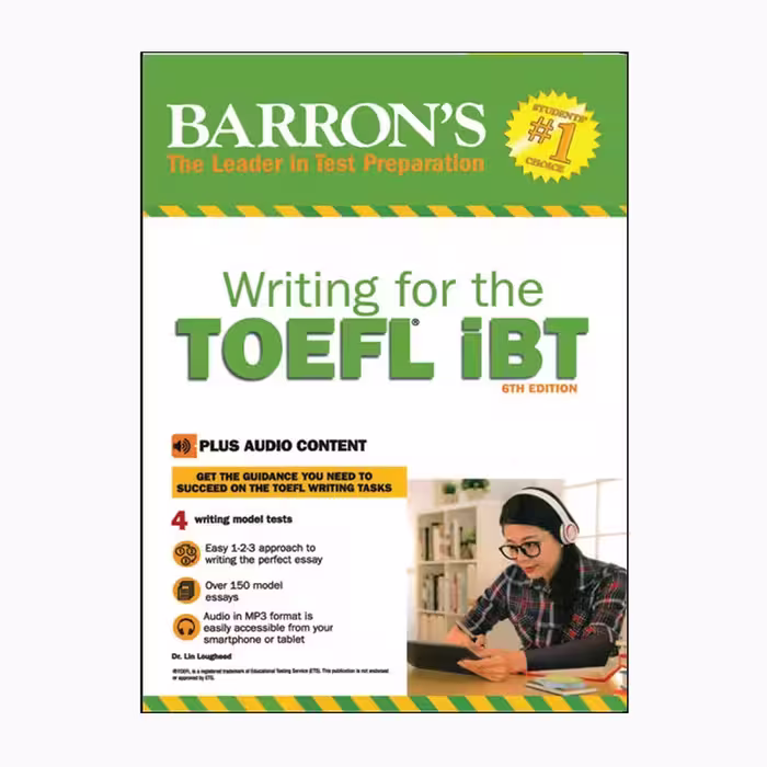 کتاب Barrons Writing For The TOEFL IBT 6th