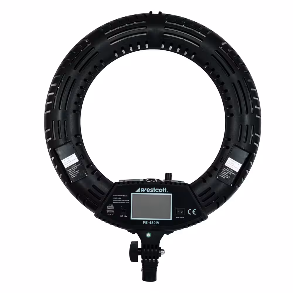 رینگ لایت حرفه ای Ring Light Westcott FE-480IV with tripod همراه سه پایه