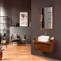 کابینت و روشویی طرح چوب Felorida-900 ابعاد 48 * 90