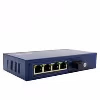 مدیا کانورتر PoE تک کور 1 پورت فیبر گیگ 4 پورت شبکه ITT-MC4368