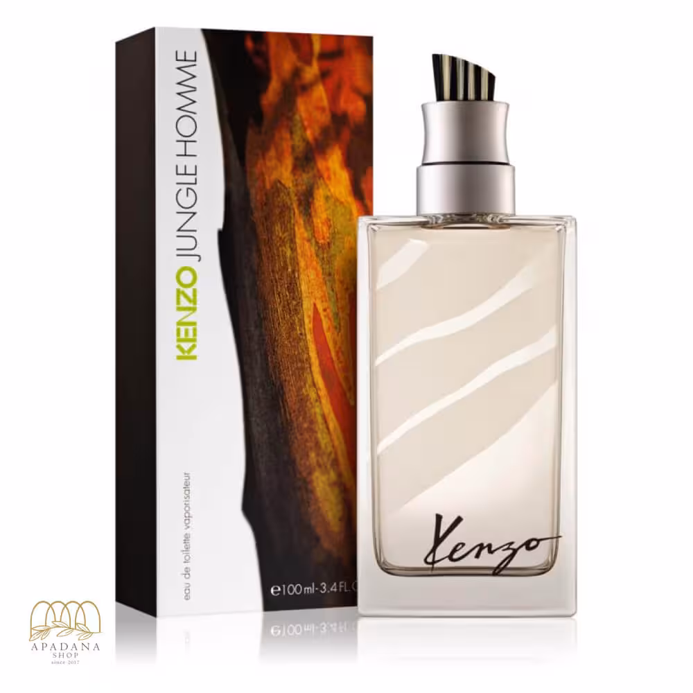 ادو تویلت مردانه کنزو مدل جانگل Jungle Homme حجم 100 میل