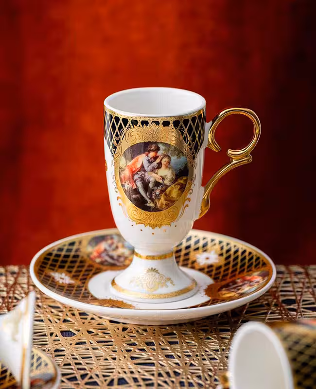 سرویس قهوه خوری 6 نفره ترک barcok آجار acar