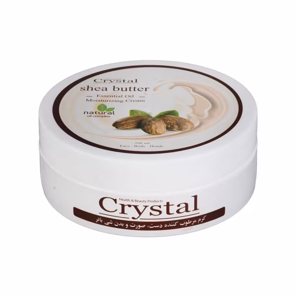 کرم مرطوب کننده مدل شی باتر حجم 200 میلی لیتر کریستال-Shea butter