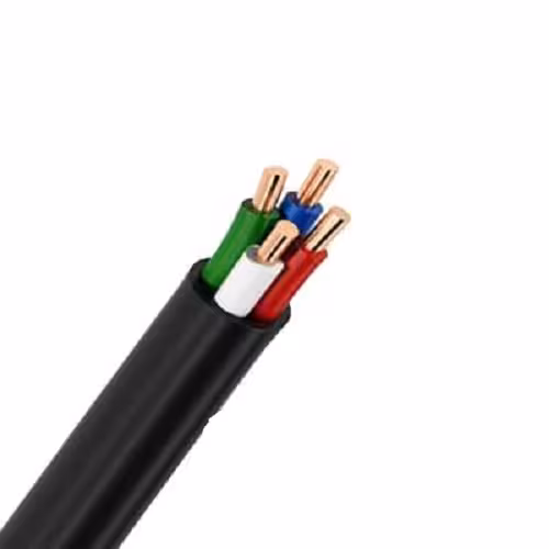 کابل زمینی 1.5*4 خراسان افشار نژاد (فروش به صورت حلقه 100 متری)