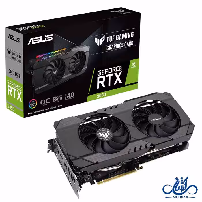 کارت گرافیک ایسوس TUF Gaming 3050 OC 8G D6