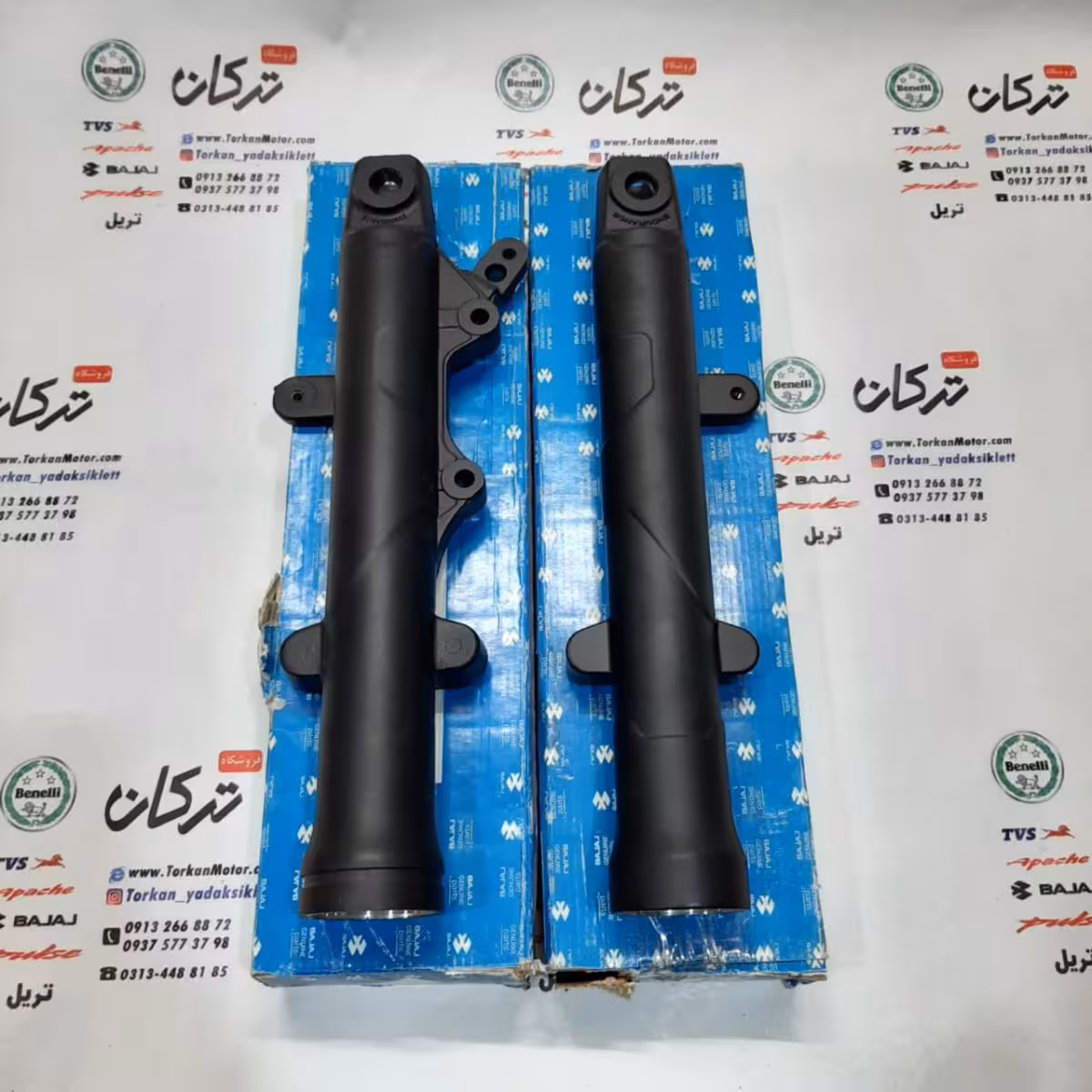 پاشاخ ( پاچه ) کمک جلو موتور پالس RS ار اس اصلی (جفتی)