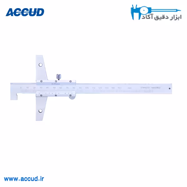 عمق سنج لبه دار 20 سانتی متر Accud (آکاد) مدل 192-008-11