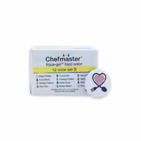 رنگ خوراکی ژله‌ای شف‌مستر – 12 رنگ نسخه B