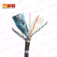 کابل شبکه 305 متری Cat6 SFTP Outdoor Single layer PE متا الکترونیک Mata electronic