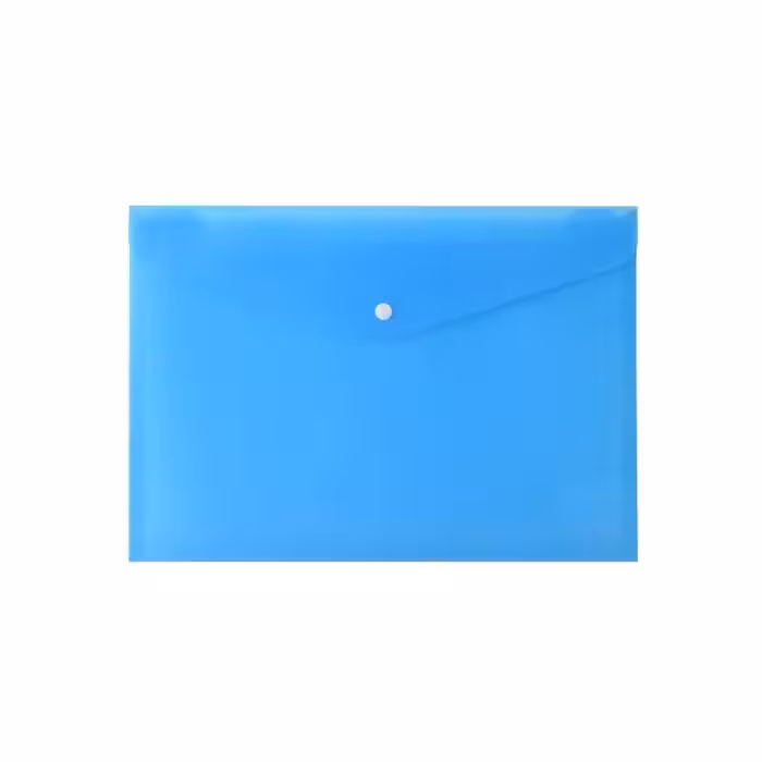 پوشه دکمه دار A5 آبی کمل