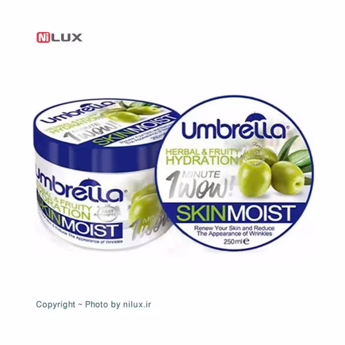 ژل کرم آبرسان آمبرلا مدل Olive حجم 250 میلی لیتر