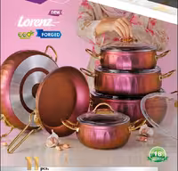 سرویس 11 پارچه اویز پلاس مدل لورنز(طوسی سنگی)