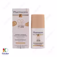 کرم پودر مایع همراه با ضد آفتاب فارماسریز SPF20