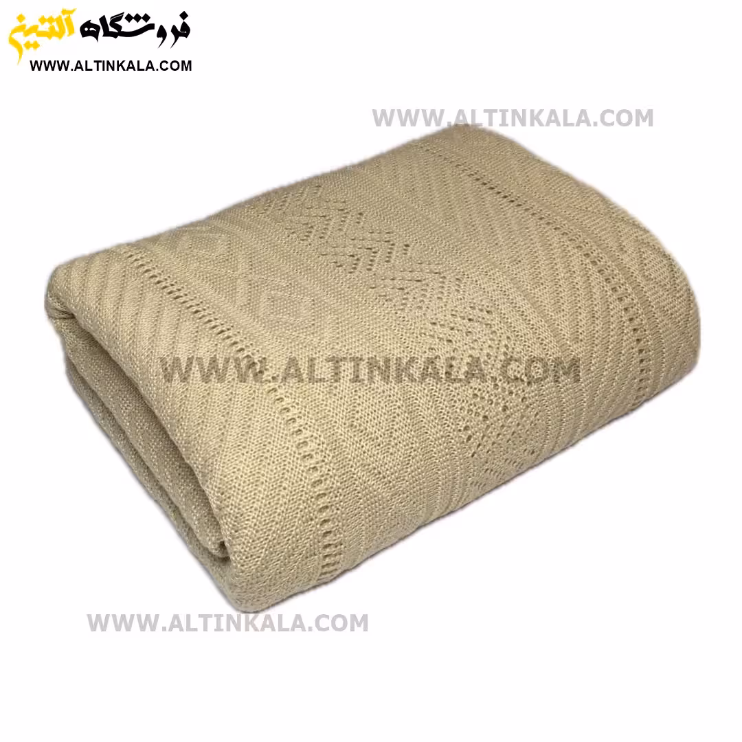 شال مبل بافت (رومبلی) سوپر (تراکم بالا) طرح ارکیده سایز 150×200