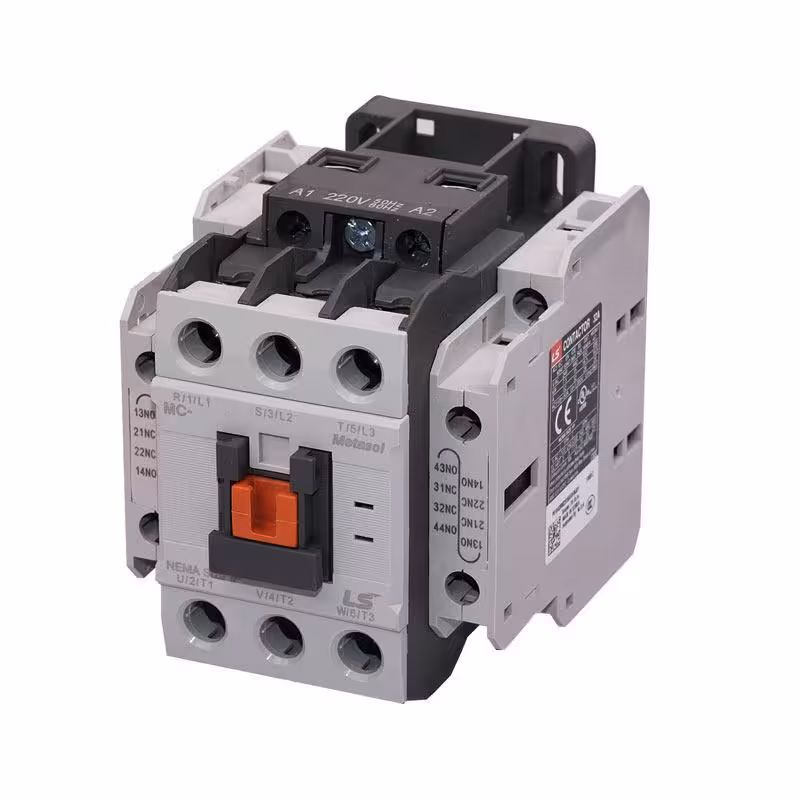 کنتاکتور 50 آمپر 22 کیلووات LS بوبین AC