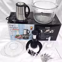 خردکن 5 لیتری کاسه شیشه ای cooking