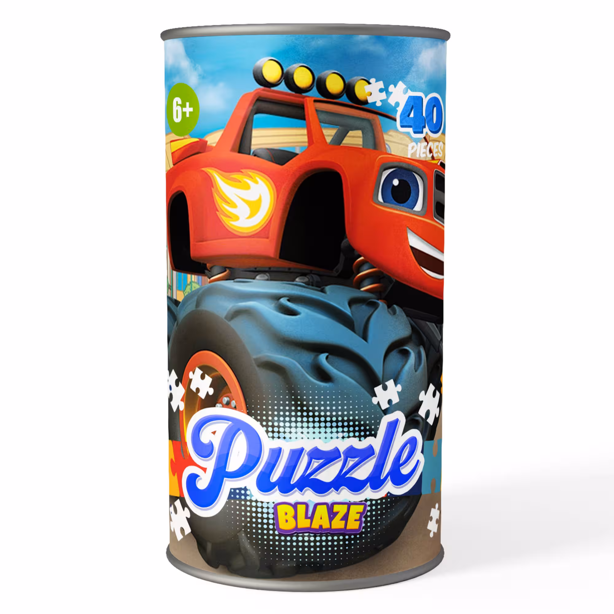 پازل 40 تکه کارتون بلیز و ماشین های غول پیکر