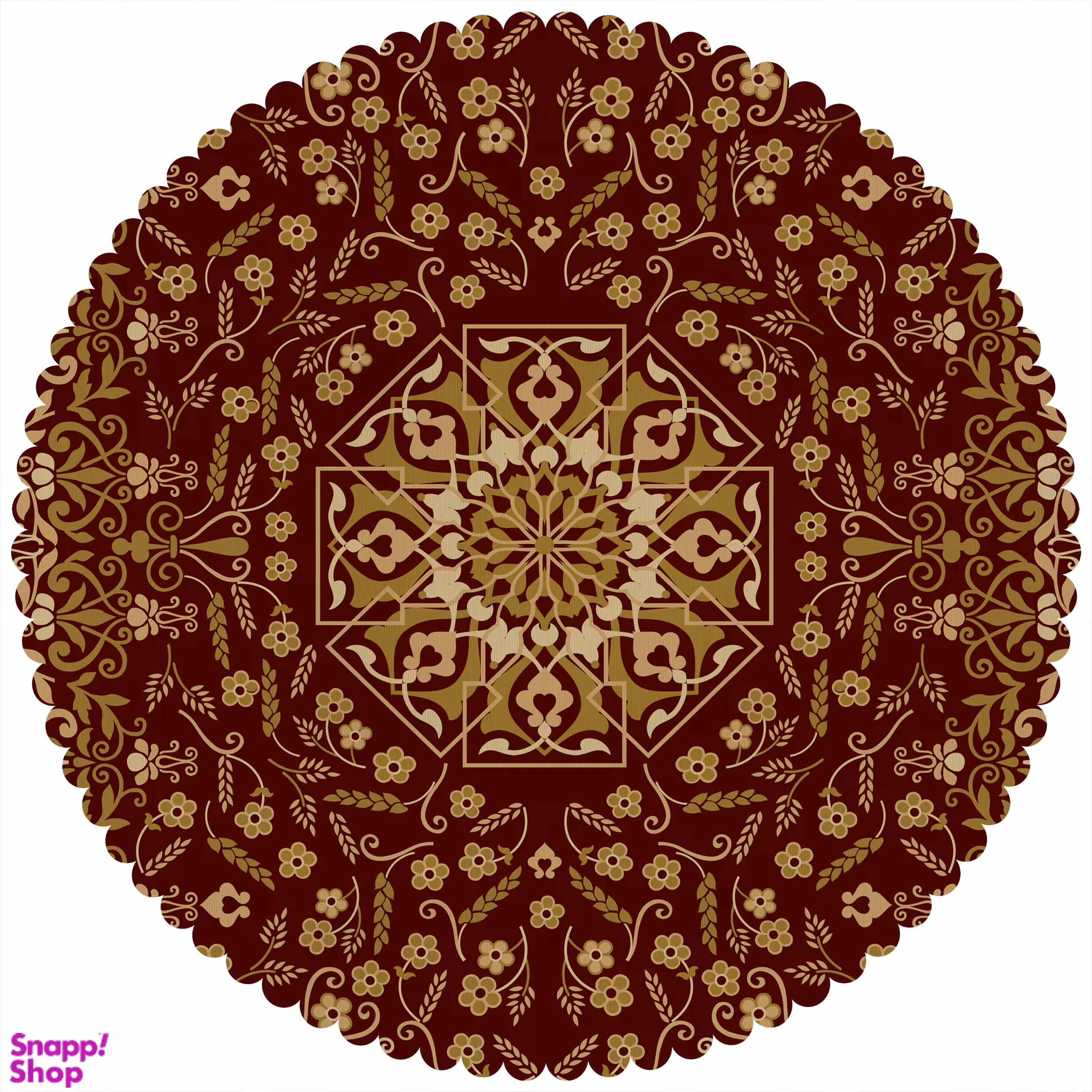 رومیزی مدل T2-42452 چند رنگ سایز 90*90 سانتی‌ متر