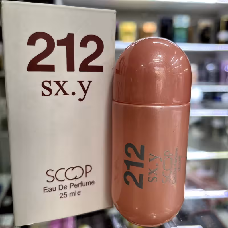 عطر جیبی 212 زنانه اسکوپ scoop 212   حجم 25 میلی لیتر با رایحه خنک | amazonchi
