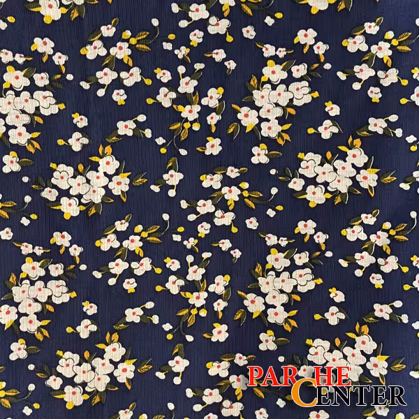 پارچه تریکو گلدار کد87