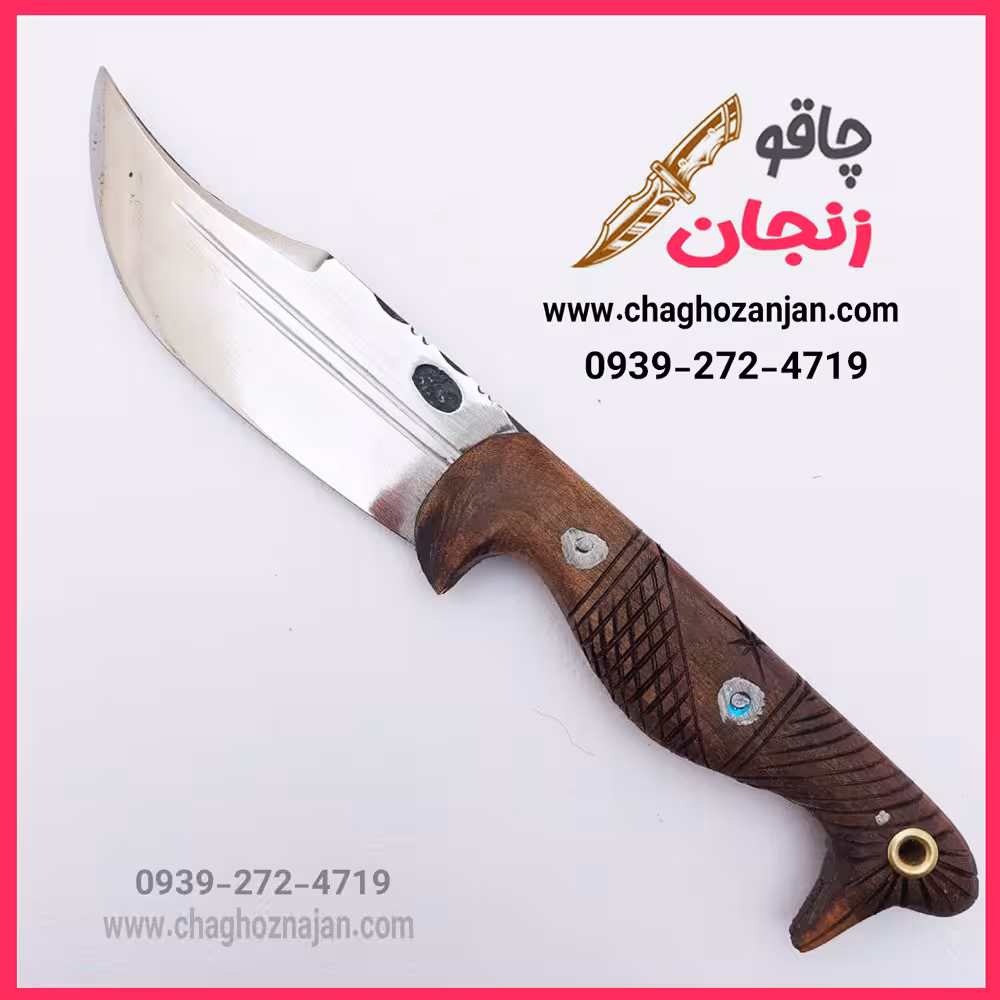 چاقو زنجان مدل تیزی M4 طرح گنجشک