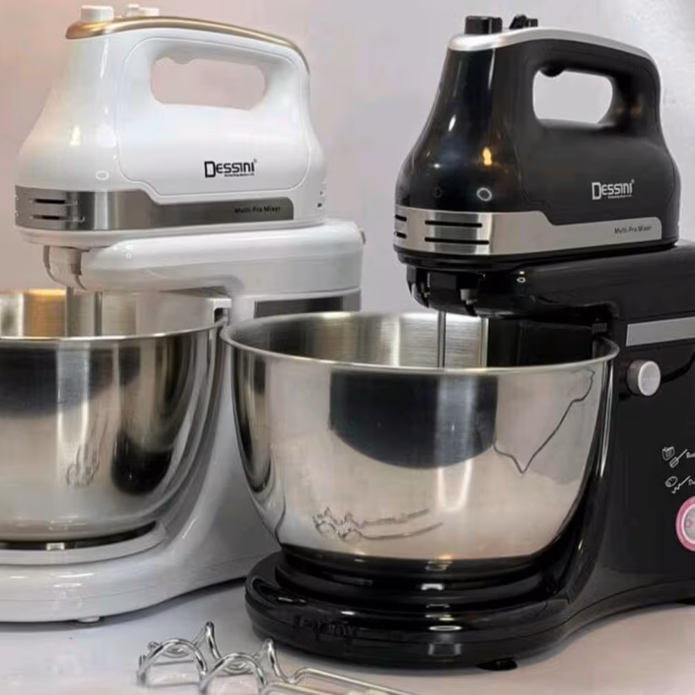 همزن کاسه دار دسینی اورجینال
دارای سری همزن و خمیر زن فوق حرفه ای، 
