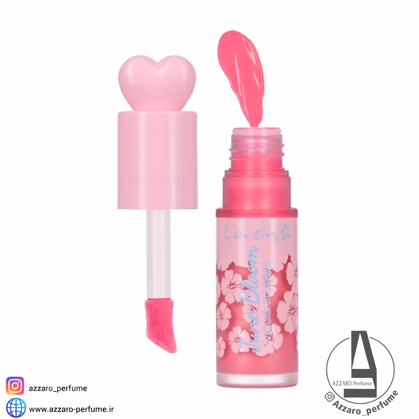 رژگونه مایع لاولی مدل June Bloom شماره 2 حجم 7 میل