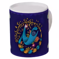 ماگ طرح کتیبه مزین به نام حضرت علی (ع) کد 2-417