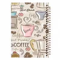 دفتر یادداشت مشایخ طرح فنجان قهوه کد 4148